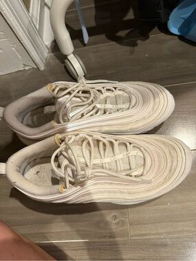 Nike Cream/Off-White Lace-Up Women's Sneakers